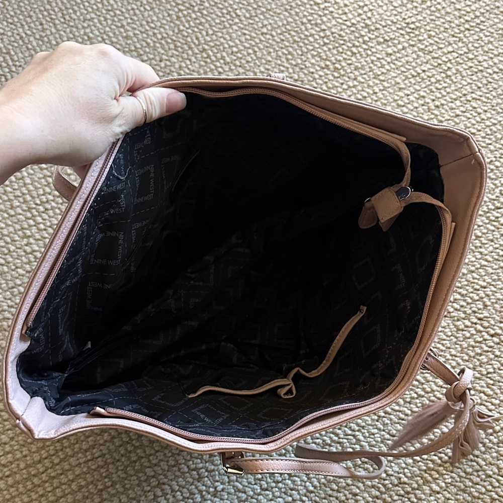 Nine West Blush Pink Tote Bag - Picture 3 of 4
